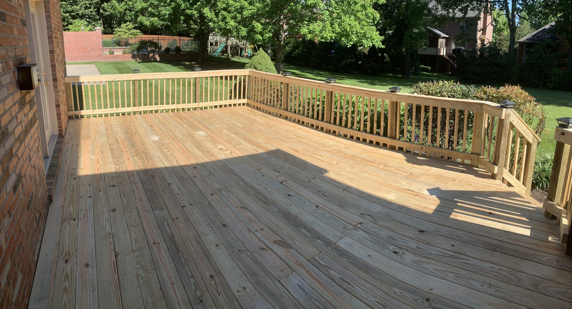 After: deck project by Big Blue Fence and Deck