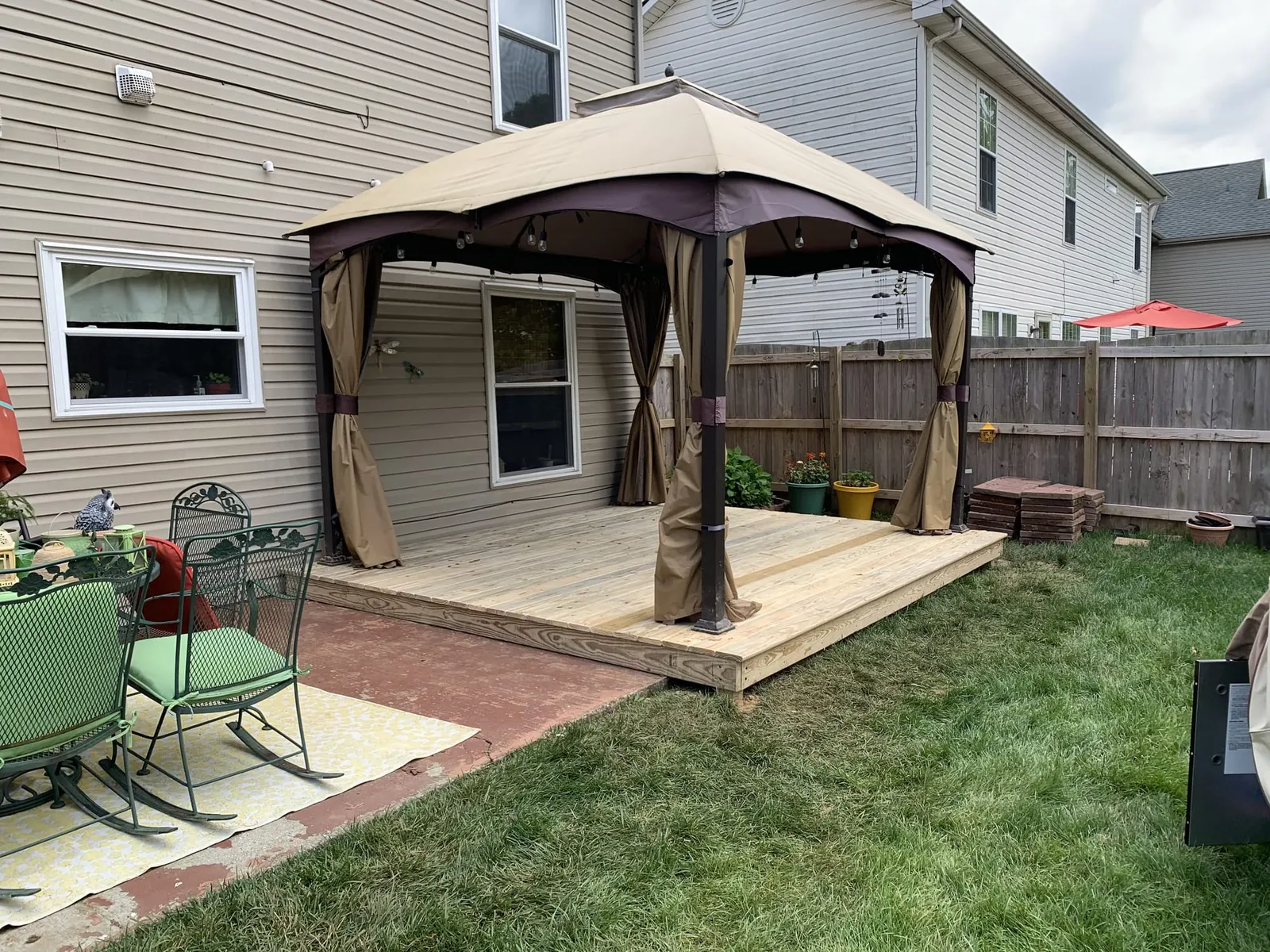 Fence and deck project in Lexington KY by Big Blue Fence & Deck